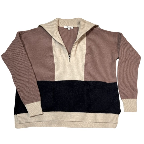 NWOT Glenbrook 1/2 Zip Colorblock Sweater - Picture 4 of 13